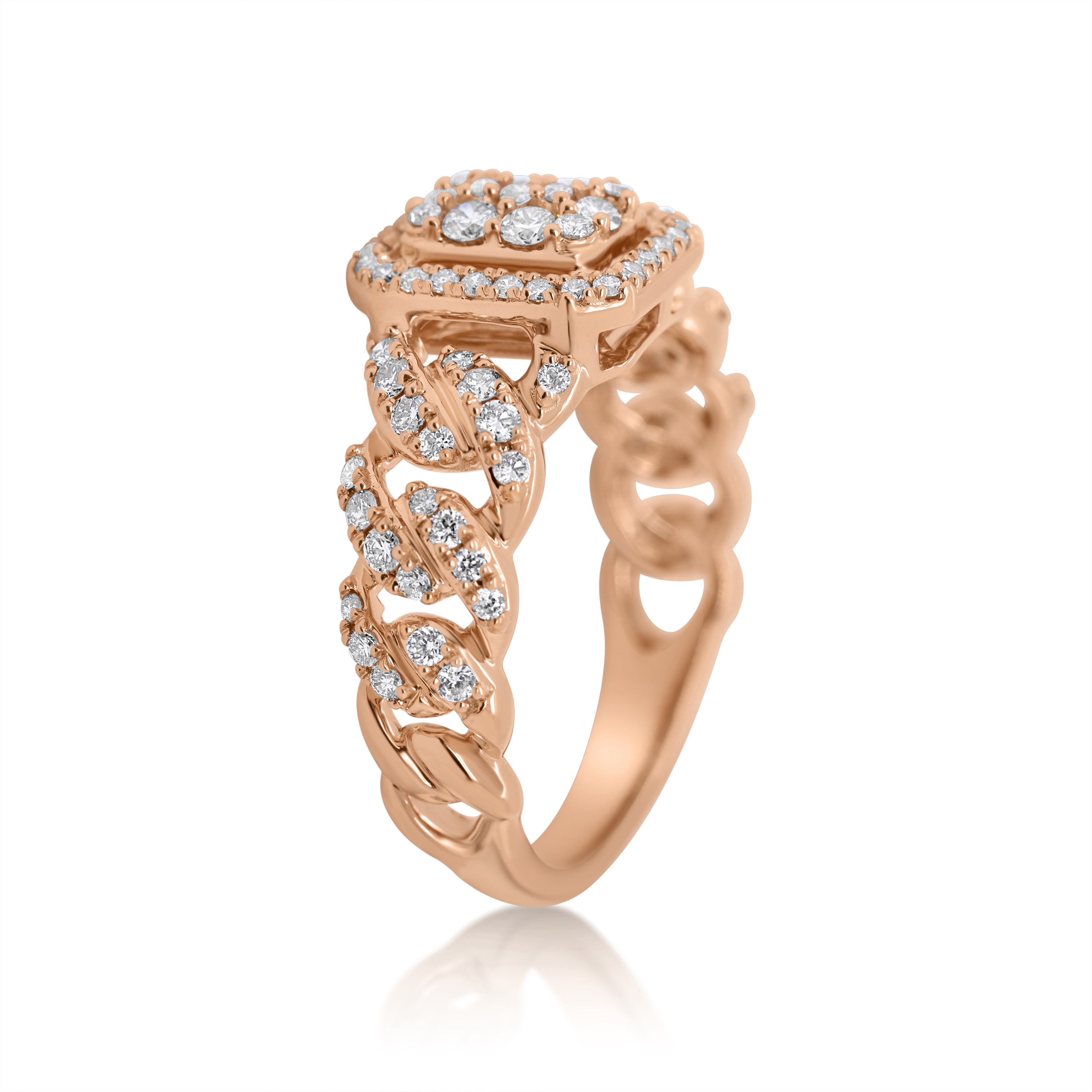 Diamond Ring 0.70 ct. 14K Rose Gold